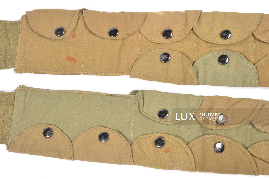 German paratrooper's k98 tan ammunition bandoleer, « R.B.Nr. » - photo 9