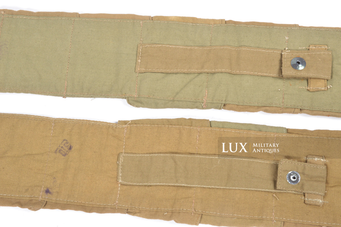 German paratrooper's k98 tan ammunition bandoleer, « R.B.Nr. » - photo 14