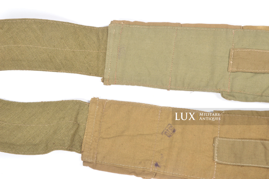 German paratrooper's k98 tan ammunition bandoleer, « R.B.Nr. » - photo 15