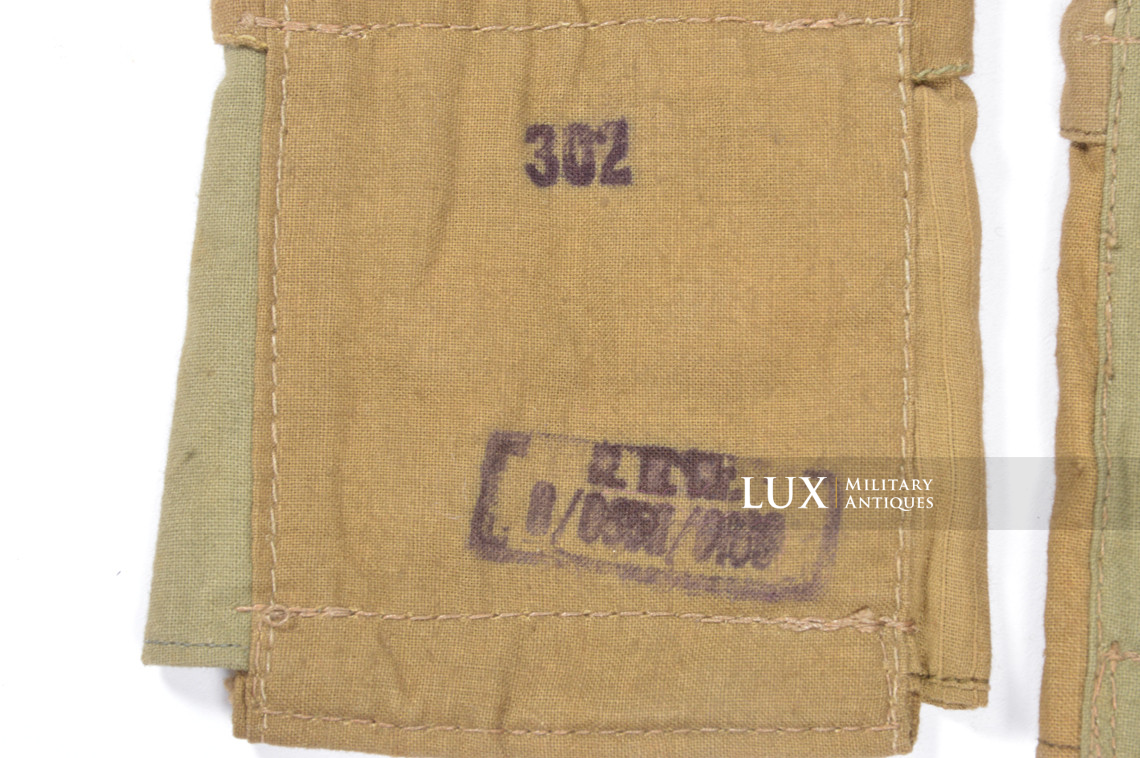 German paratrooper's k98 tan ammunition bandoleer, « R.B.Nr. » - photo 17