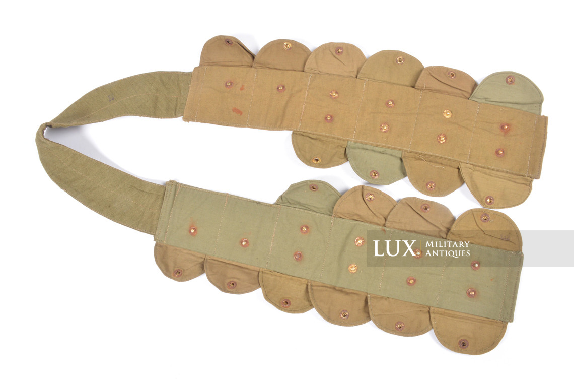 German paratrooper's k98 tan ammunition bandoleer, « R.B.Nr. » - photo 23