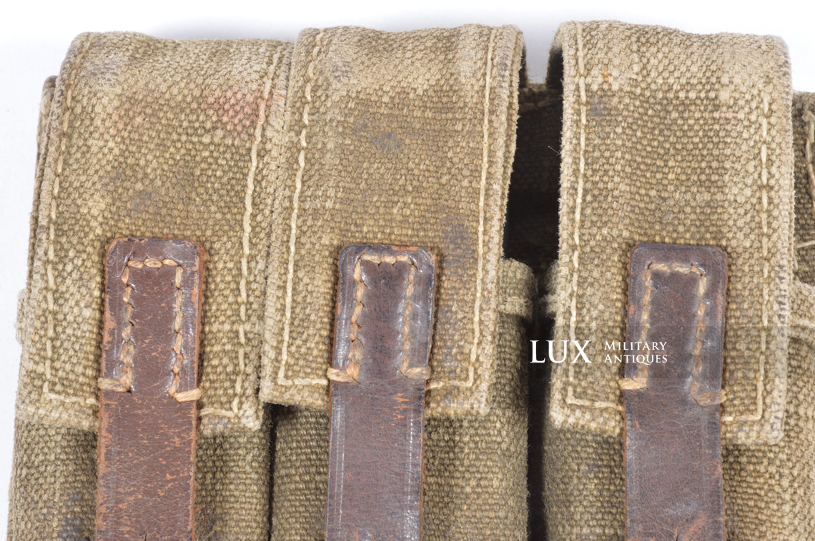 Rare late-war MP38u40 pouch in green canvas, « jhg4 » - photo 8