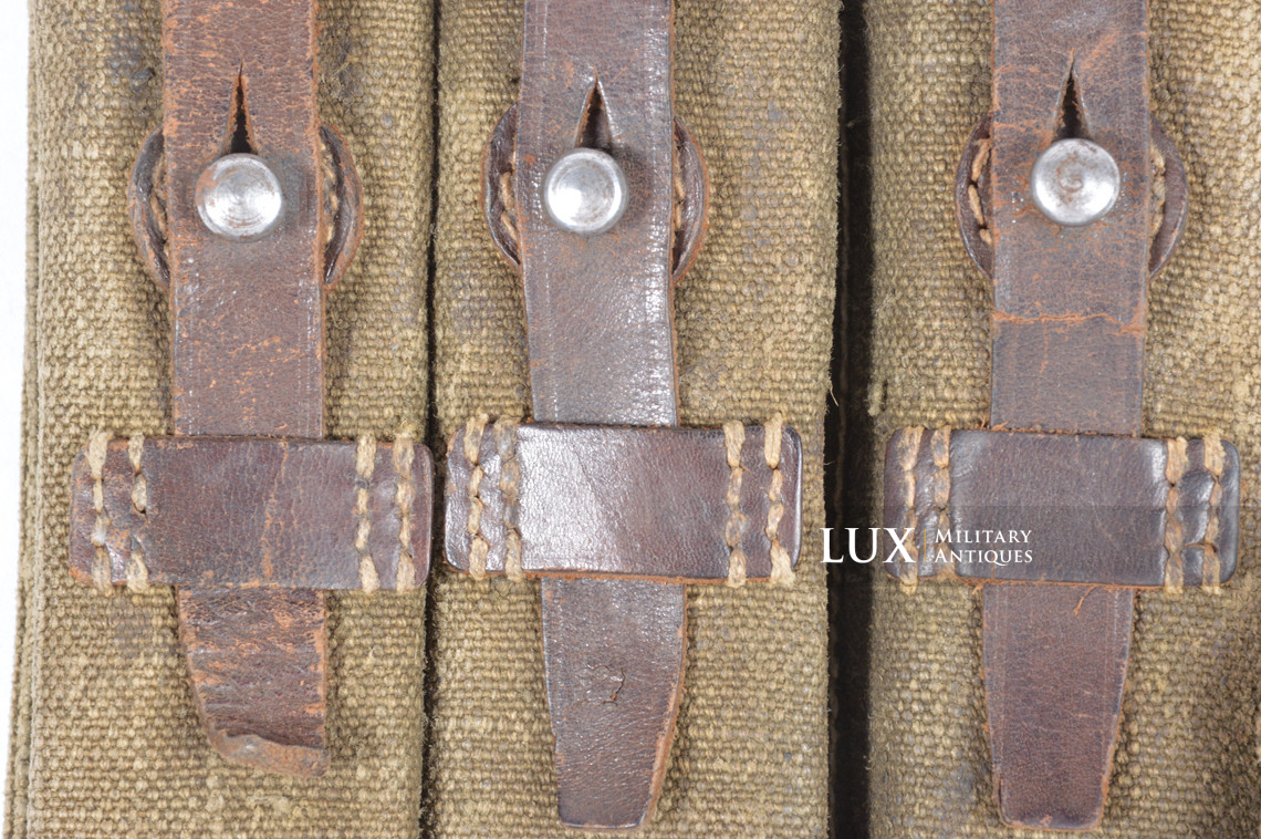 Rare late-war MP38u40 pouch in green canvas, « jhg4 » - photo 9