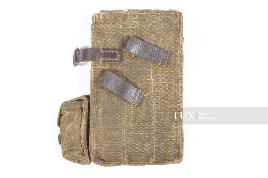 Rare late-war MP38u40 pouch in green canvas, « jhg4 » - photo 13