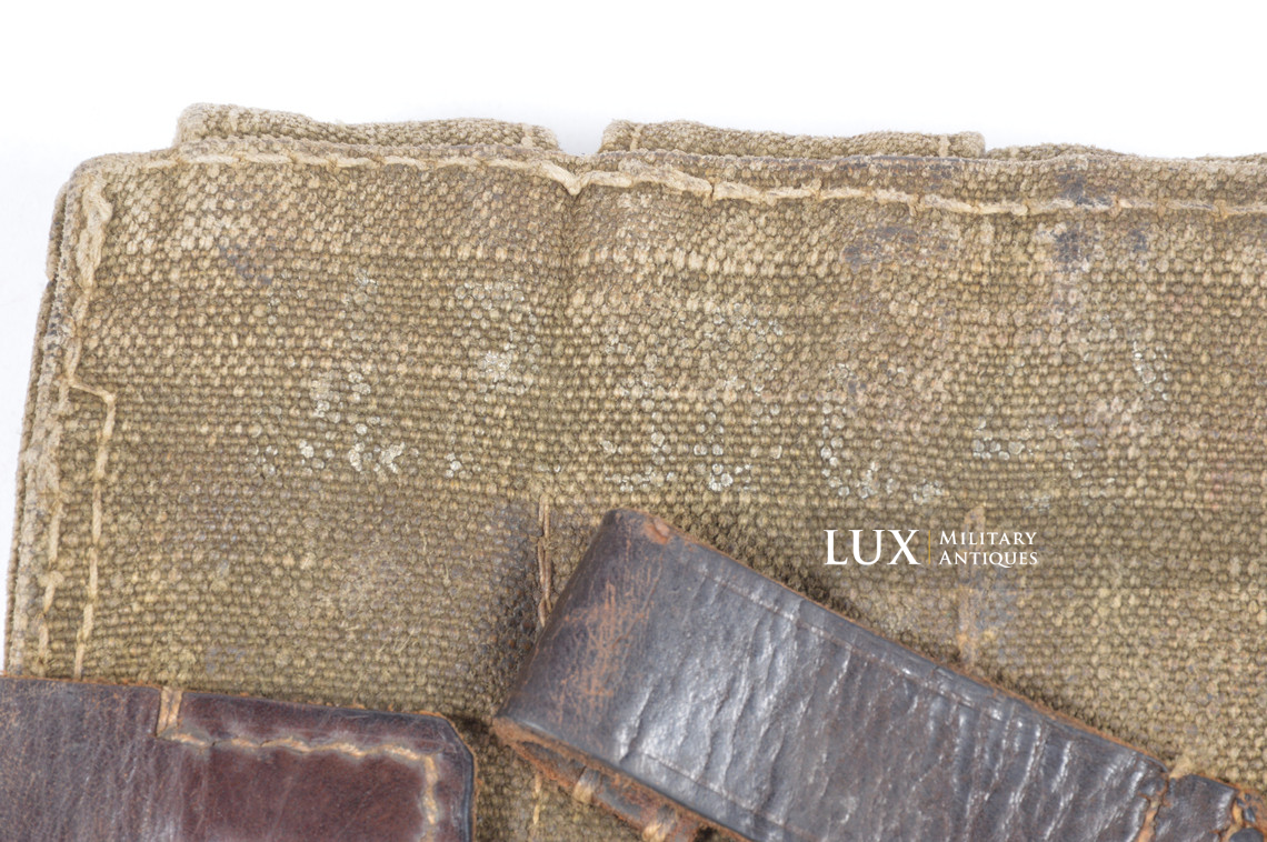 Rare late-war MP38u40 pouch in green canvas, « jhg4 » - photo 14