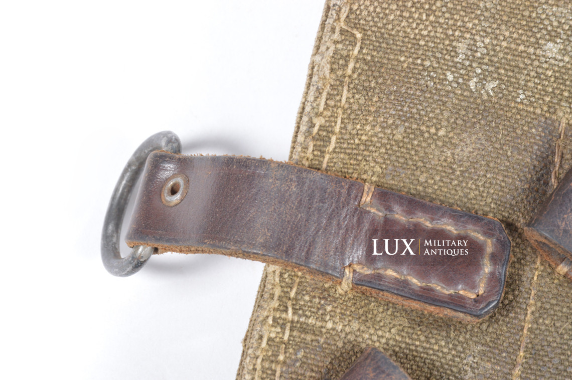 Rare late-war MP38u40 pouch in green canvas, « jhg4 » - photo 15