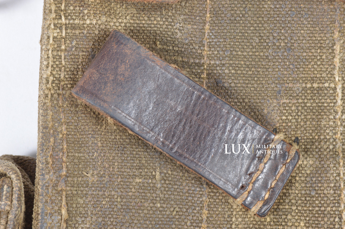 Rare late-war MP38u40 pouch in green canvas, « jhg4 » - photo 17