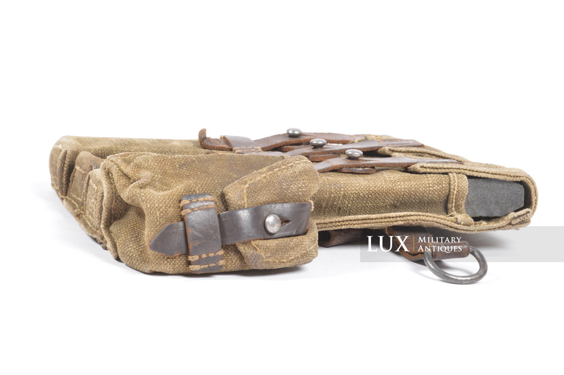 Rare late-war MP38u40 pouch in green canvas, « jhg4 » - photo 18