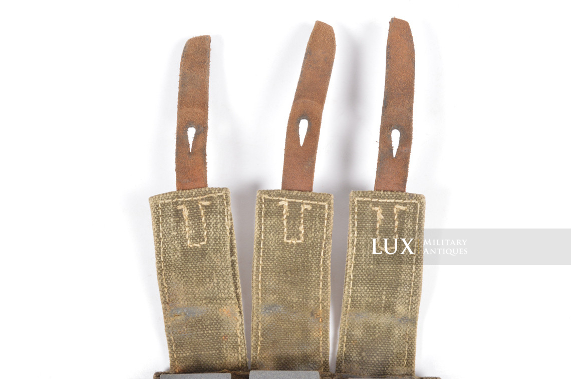 Rare late-war MP38u40 pouch in green canvas, « jhg4 » - photo 22
