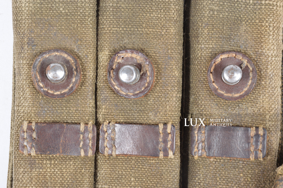Rare late-war MP38u40 pouch in green canvas, « jhg4 » - photo 23