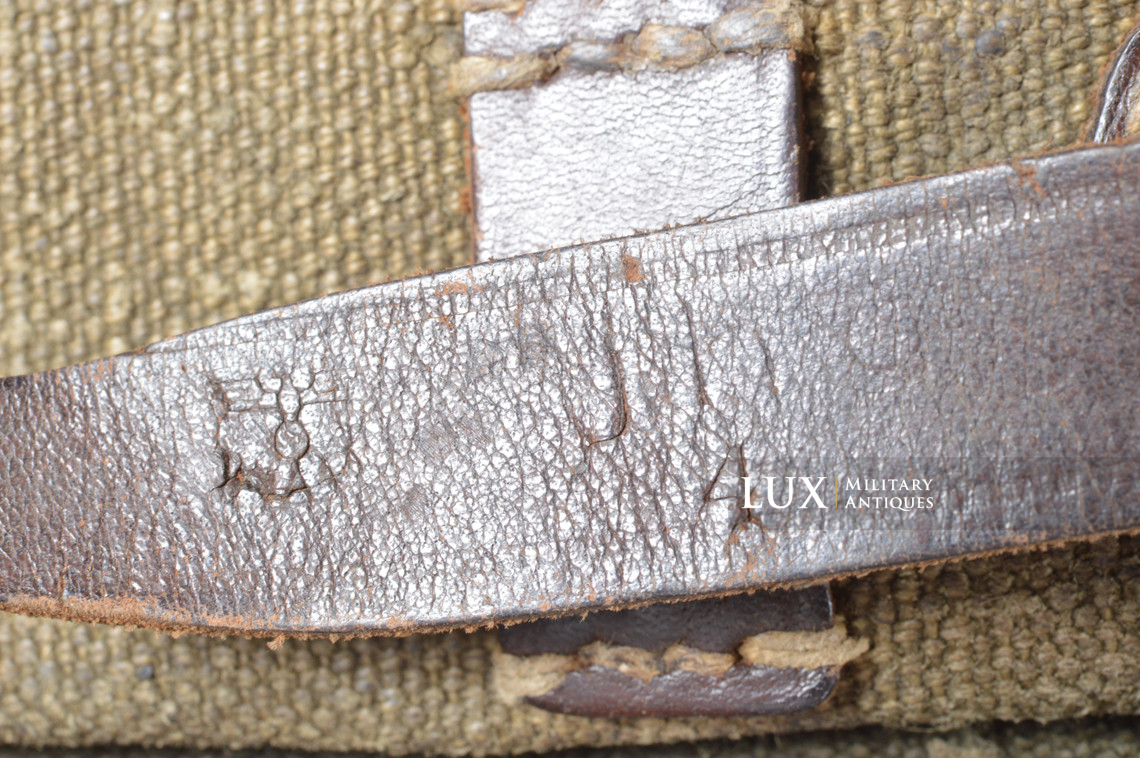 Rare late-war MP38u40 pouch in green canvas, « jhg4 » - photo 10