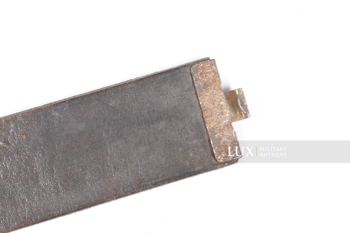 Early Hitlerjugend leather belt, « RZM » - photo 7