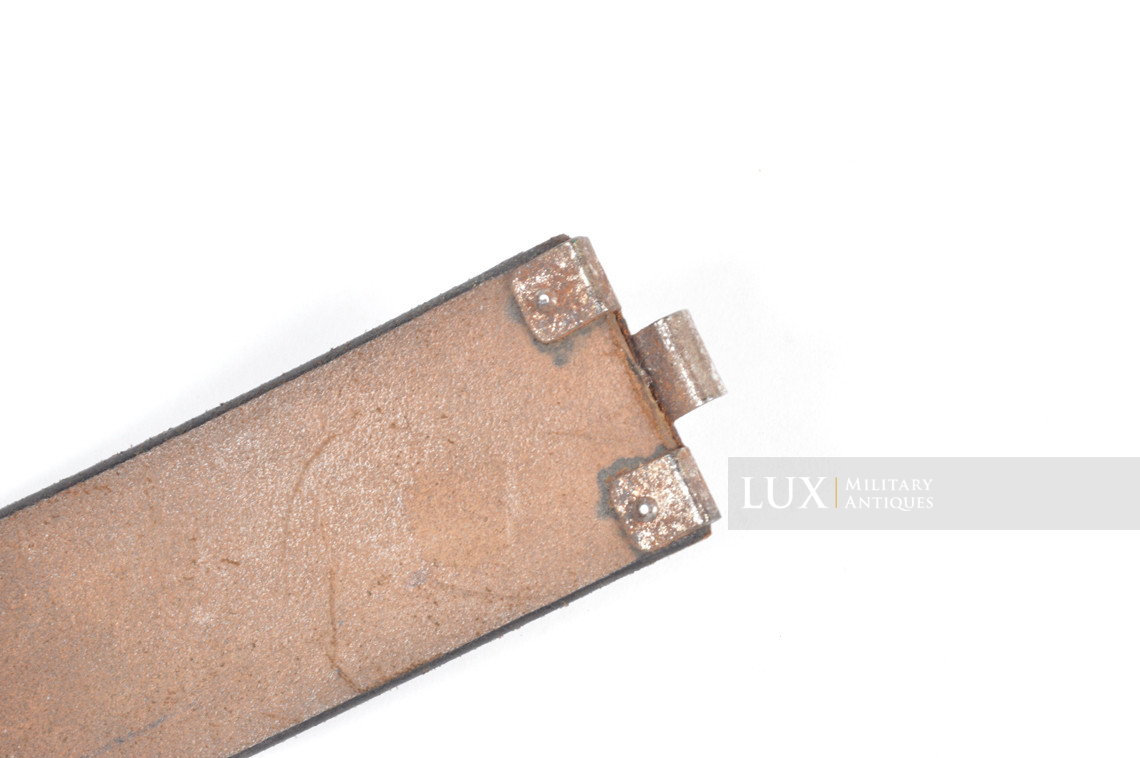 Early Hitlerjugend leather belt, « RZM » - photo 8