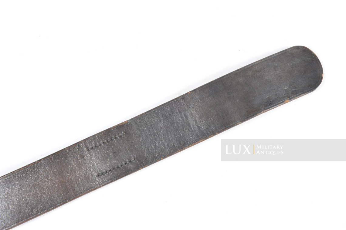 Early Hitlerjugend leather belt, « RZM » - photo 9