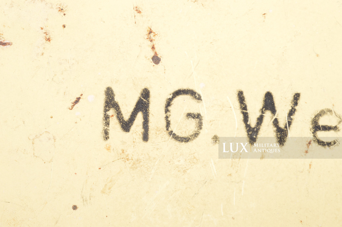 Rare German MG34/42 armored vehicle weapons tool storage box,« MG Werkzeug »   - photo 8