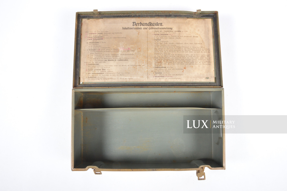 Caisse allemande de premiers soins fin de guerre, « Verbandkasten » - photo 17