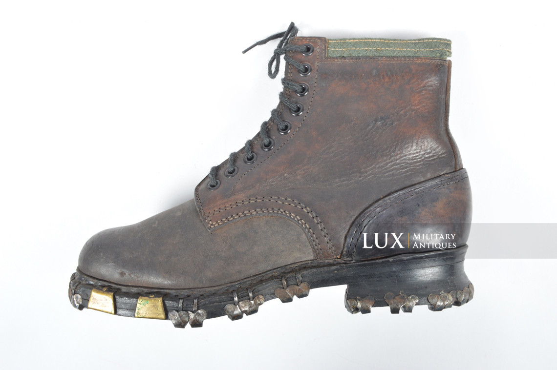 Paire de brodequins allemands précoces des troupes de montagne, « 1940 » - photo 15