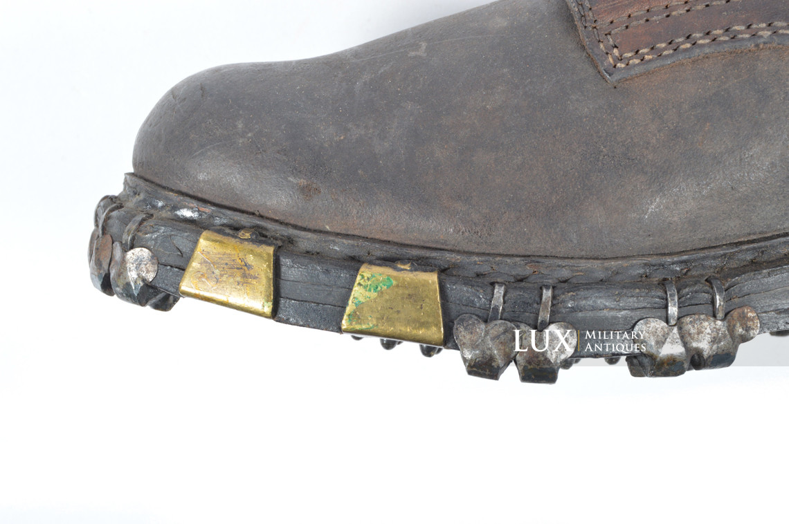 Paire de brodequins allemands précoces des troupes de montagne, « 1940 » - photo 18