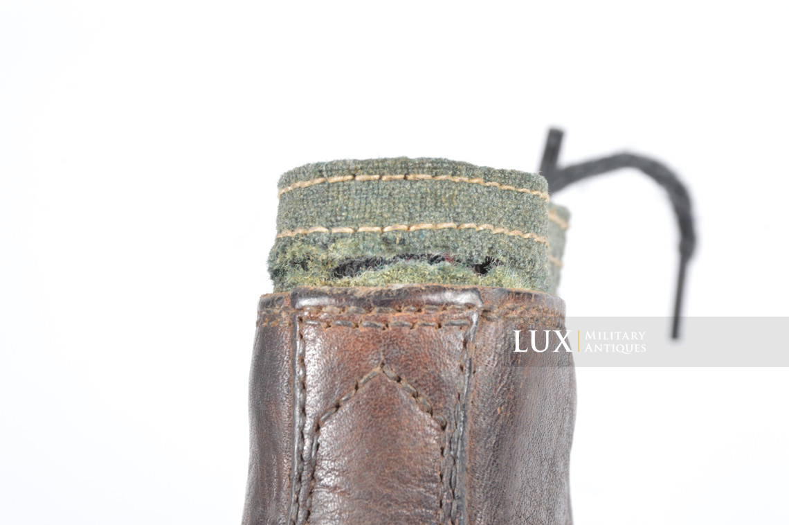 Paire de brodequins allemands précoces des troupes de montagne, « 1940 » - photo 22