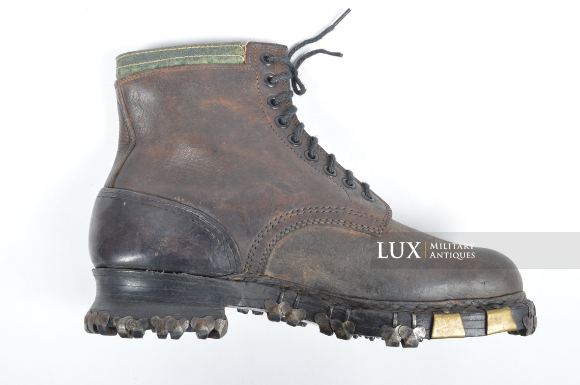 Paire de brodequins allemands précoces des troupes de montagne, « 1940 » - photo 31