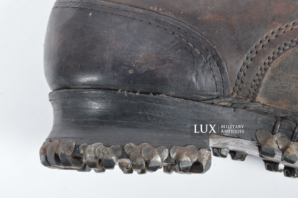 Paire de brodequins allemands précoces des troupes de montagne, « 1940 » - photo 33