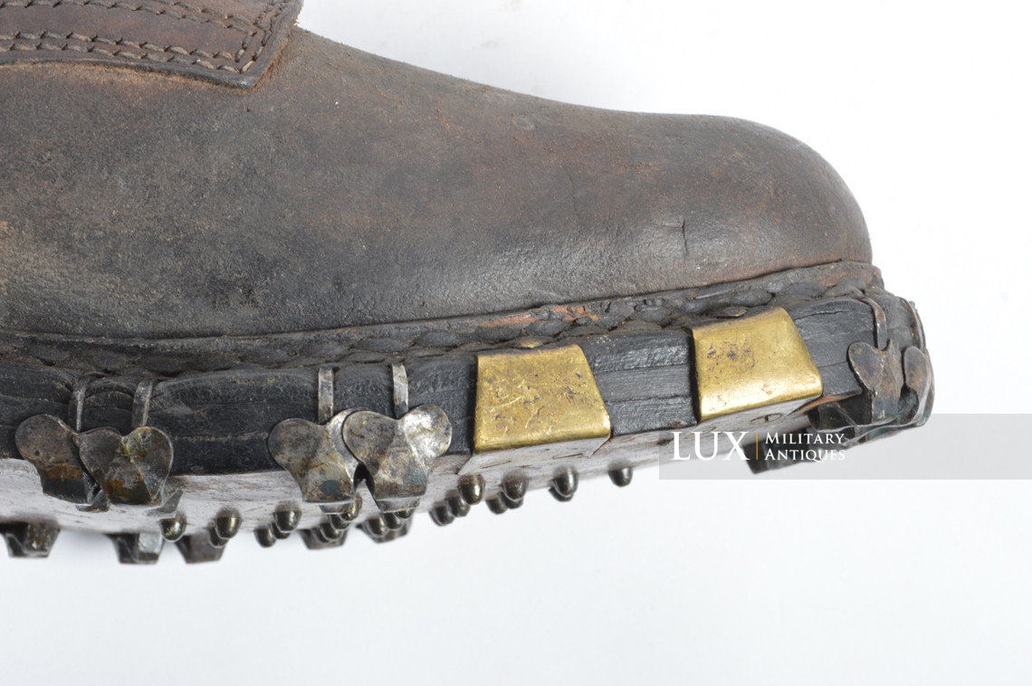 Paire de brodequins allemands précoces des troupes de montagne, « 1940 » - photo 34