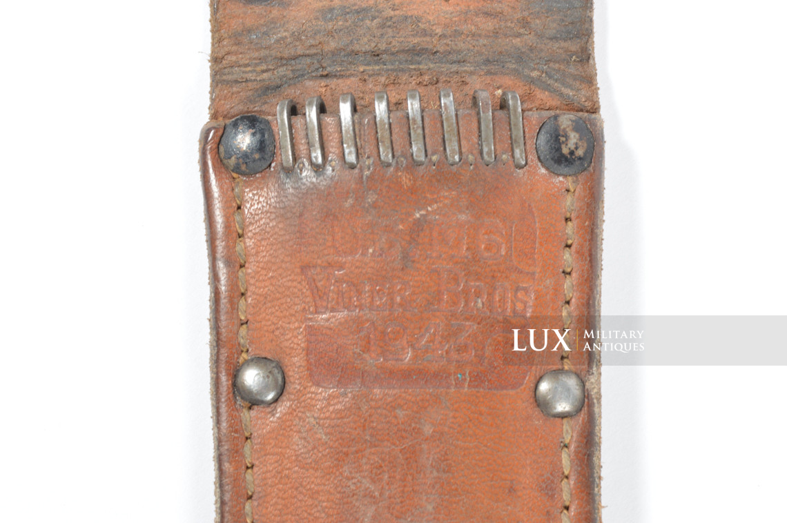 Fourreau en cuir USM6 pour couteau USM3 « VINER BROS 1943 » - photo 10