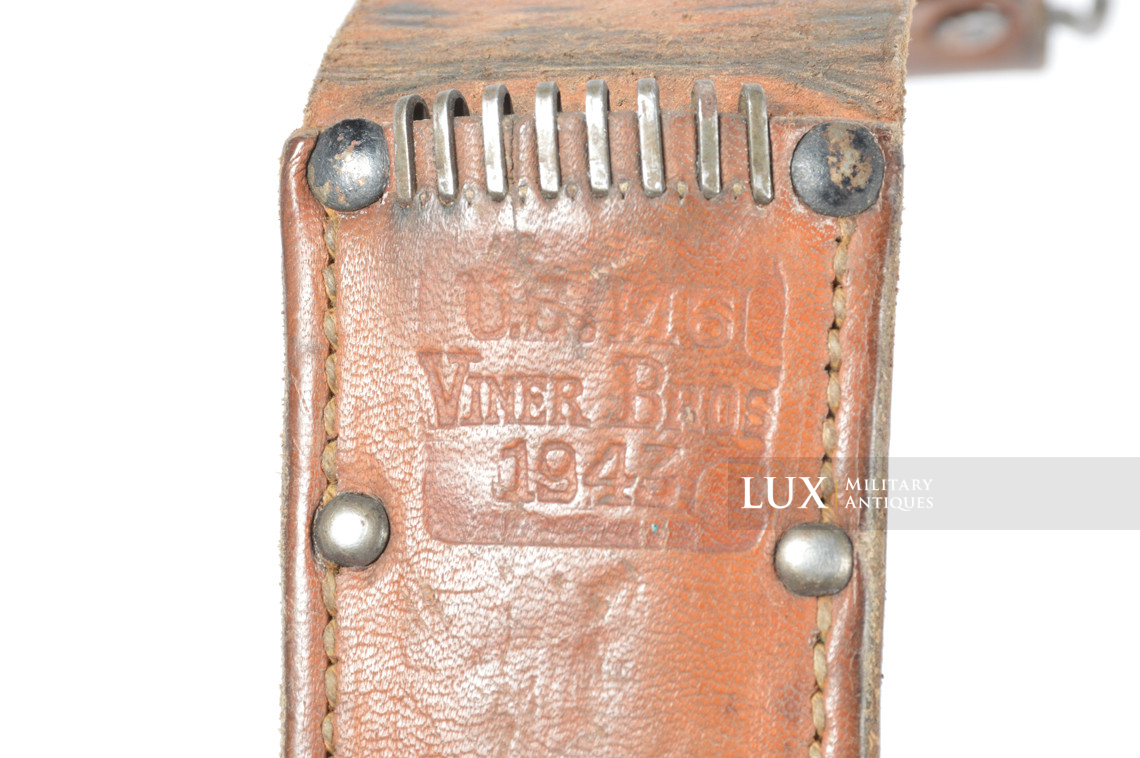 Fourreau en cuir USM6 pour couteau USM3 « VINER BROS 1943 » - photo 13