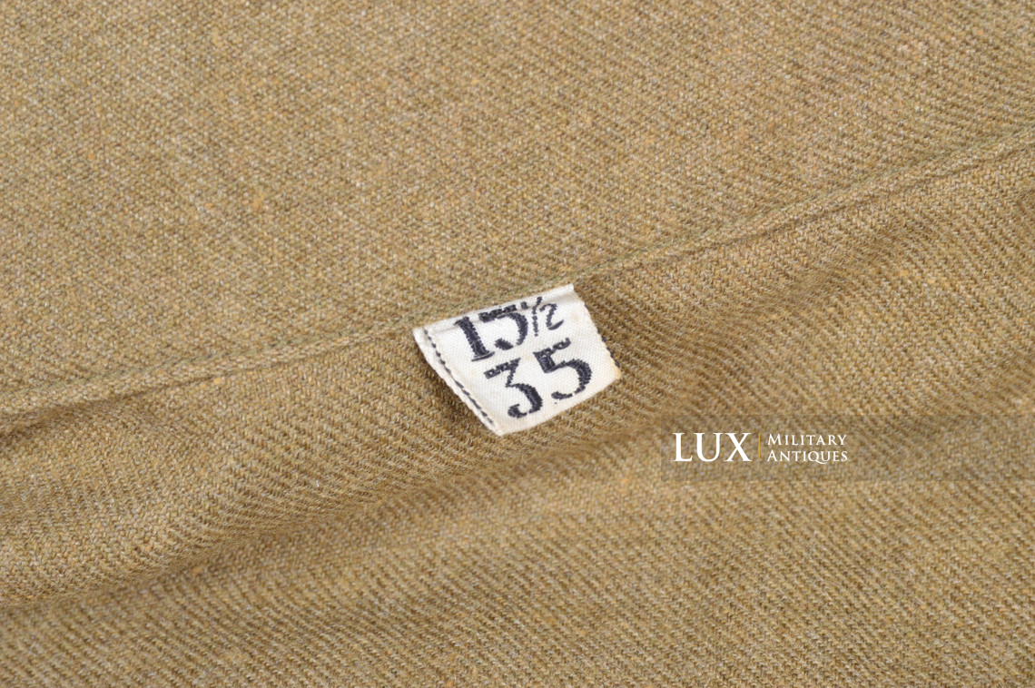 Chemise US Army en laine moutarde - photo 13