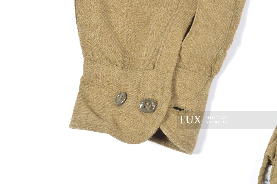 Chemise US Army en laine moutarde - photo 8