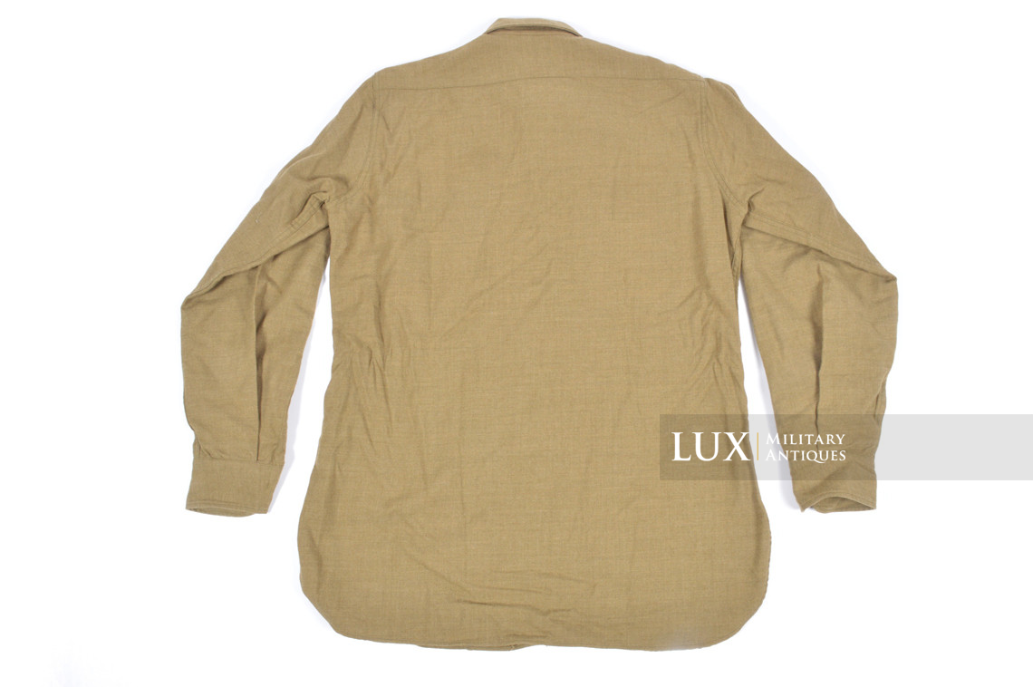 Chemise US Army en laine moutarde - photo 10