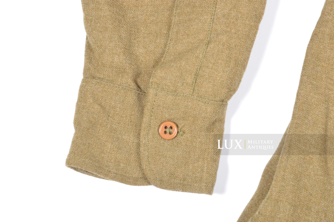 Chemise US Army combat en laine moutarde, « 1942 » - photo 8