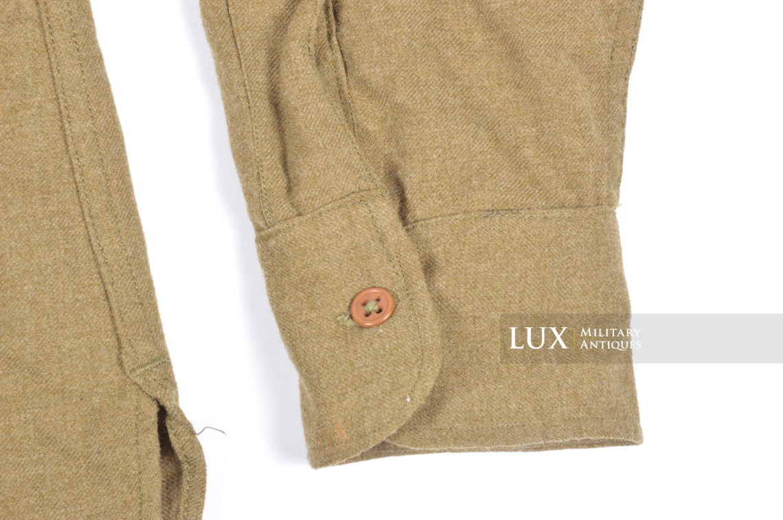 Chemise US Army combat en laine moutarde, « 1942 » - photo 9