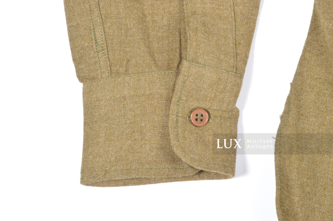 Chemise US Army en laine moutarde, « 1941 » - photo 8